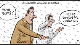Los embalses catalanes remontan…