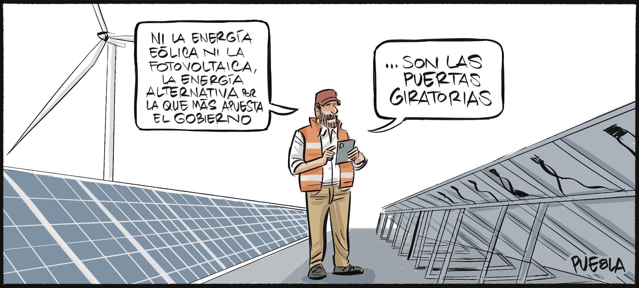 Energía alternativa sanchista